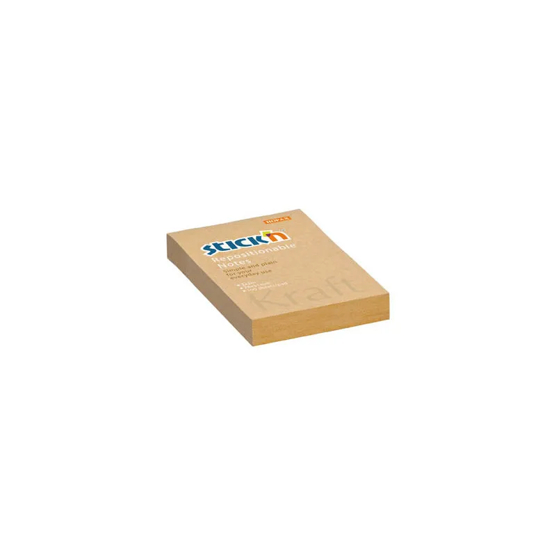Samolepicí bločky Stick´n by Hopax Kraft Notes - 76 mm x 51 mm / 100 lístků