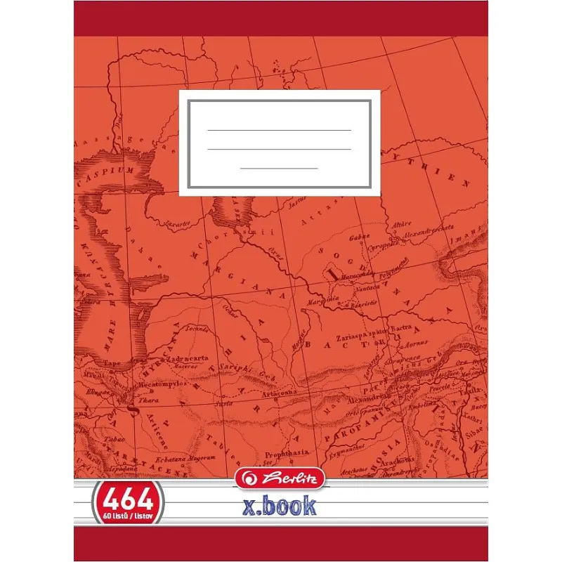 Sešit školní Herlitz Premium 464 - A4 / linka / 60 listů