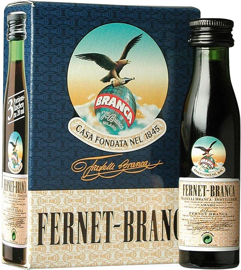 Set MINI Branca Original Fernet  gB 39%3x0.02l