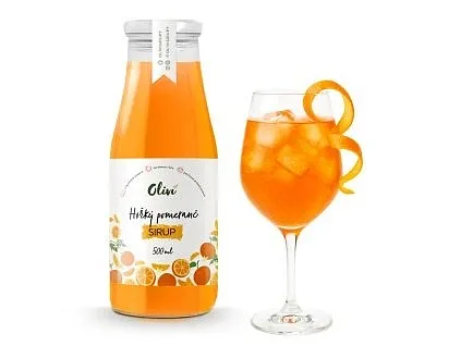 Sirup Oliví Hořký pomeranč
