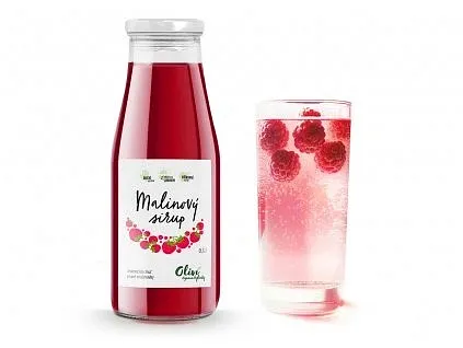 Sirup Oliví Malinový 1l
