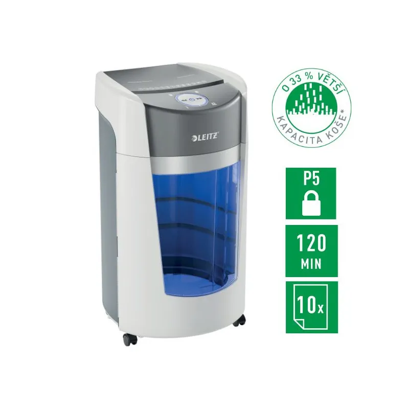 Skartovací stroj Leitz IQ OptiMax 550 - řez 2 x 15 mm