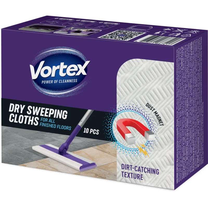 Souprava Vortex na vytírání + 5 ks suchých ubrousků