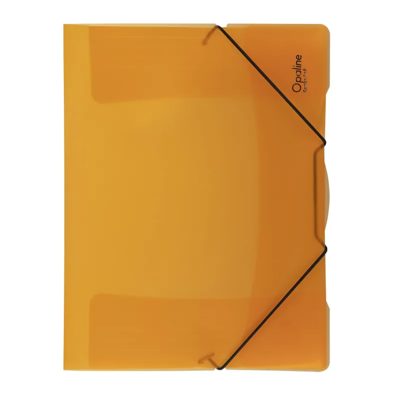 Spisové desky A4 s gumou Opaline - oranžová