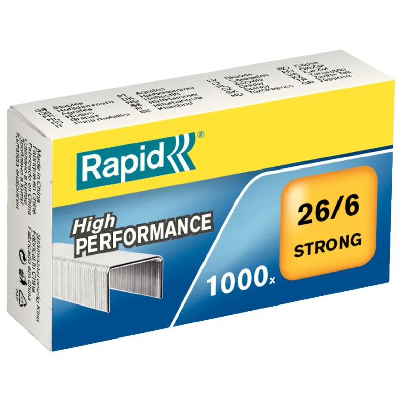 Spojovače Rapid - 26 / 6 / 1000 ks / Strong
