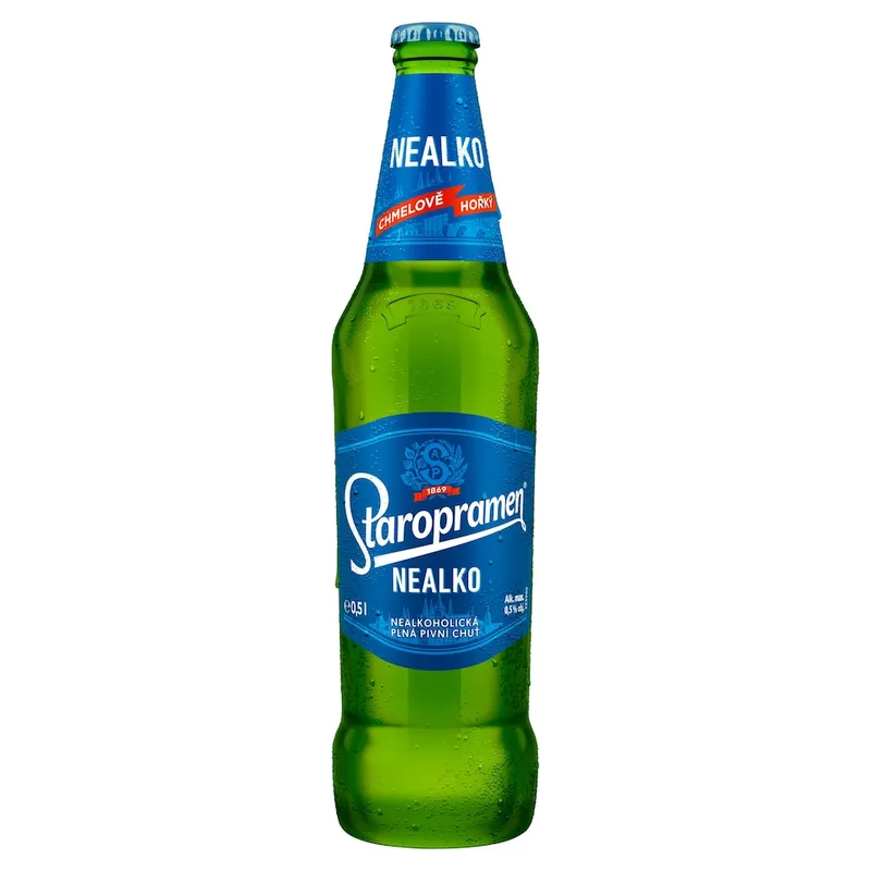 Staropramen nealko 0,5l sklo