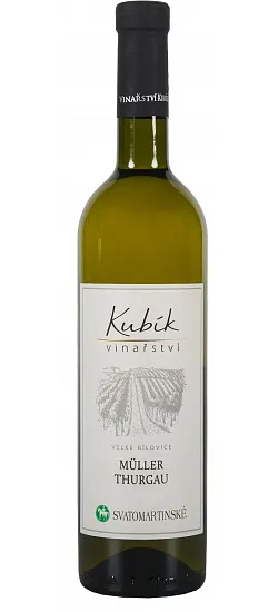 Svatomartinské bílé Müller Thurgau 0.75l Kubík