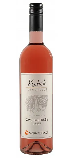 Svatomartinské Zweigeltrebe Rose 0.75l Kubík