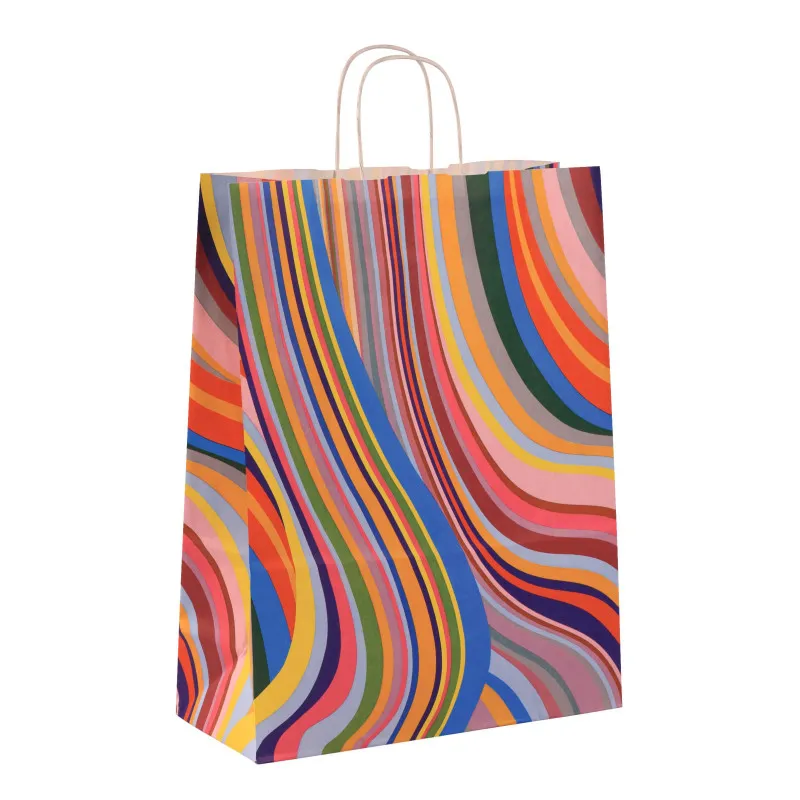 Taška papírová kroucené ucho - 70. léta / 240 x 110 x 310 mm