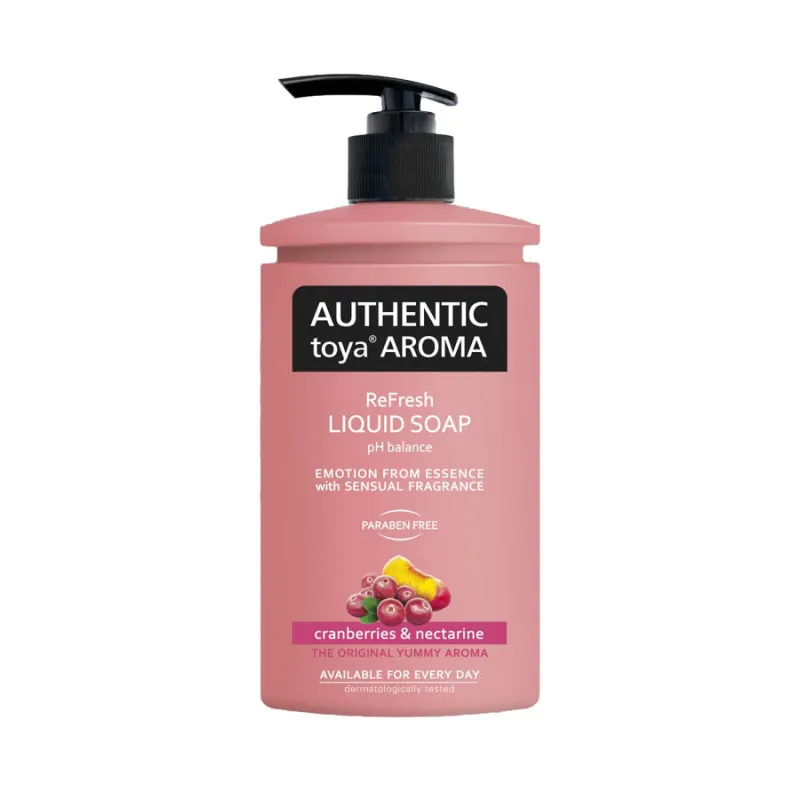 Tekuté mýdlo AUTHENTIC Brusinky a nektarinky / 400 ml