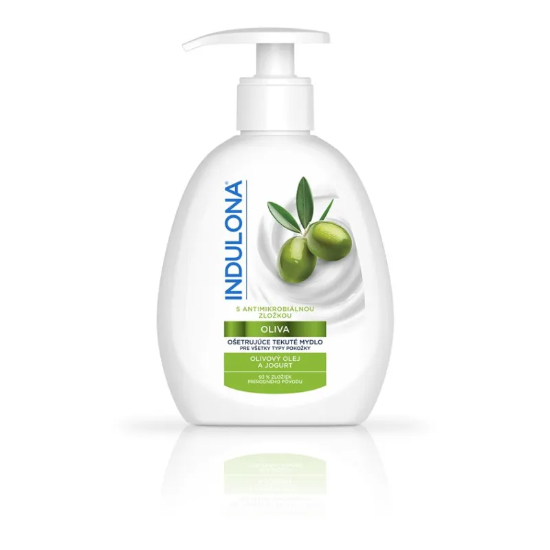 Tekuté mýdlo Indulona - Oliva / 250 ml