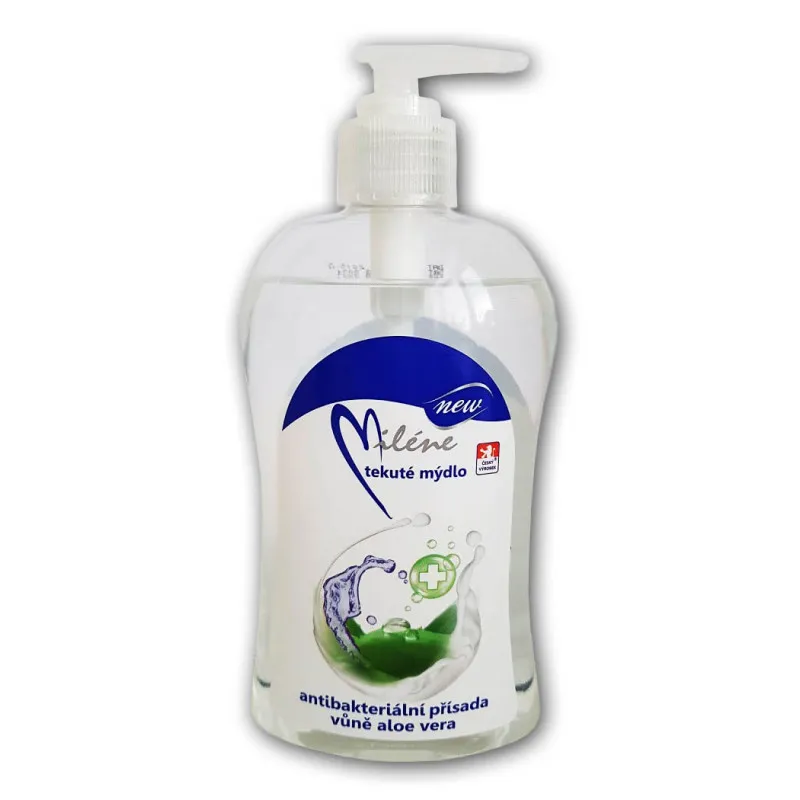 Tekuté mýdlo Miléne Aloe vera antibakteriální - 500 ml
