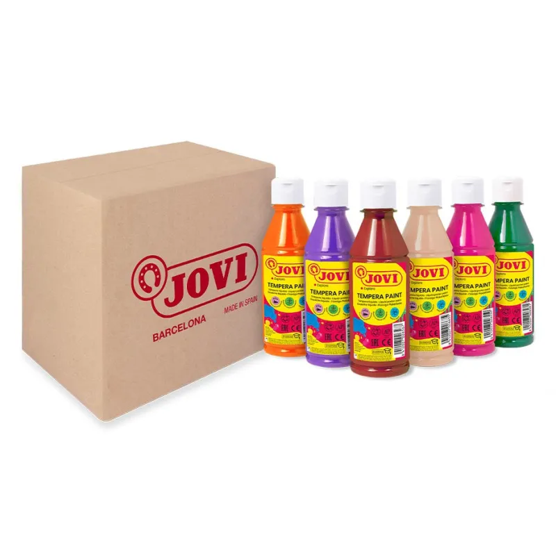 Tekuté temperové barvy JOVI PREMIUM - 6 x 250 ml