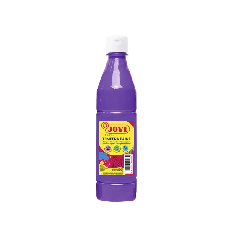 Tekuté temperové barvy JOVI PREMIUM v lahvi - 500 ml / fialová
