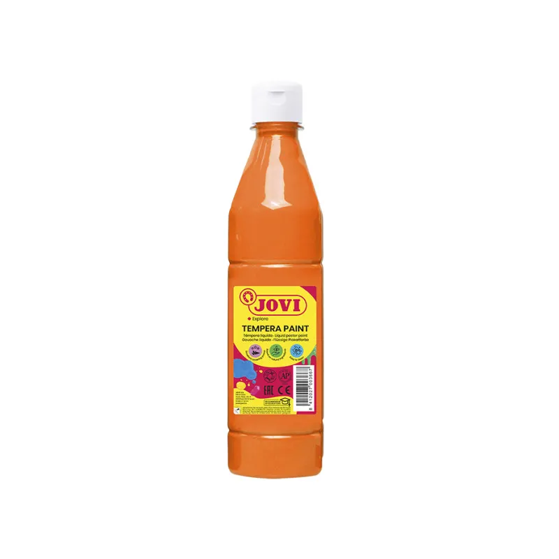 Tekuté temperové barvy JOVI PREMIUM v lahvi - 500 ml / oranžová