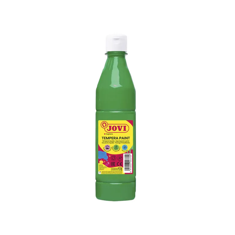 Tekuté temperové barvy JOVI PREMIUM v lahvi - 500 ml / sv.zelená