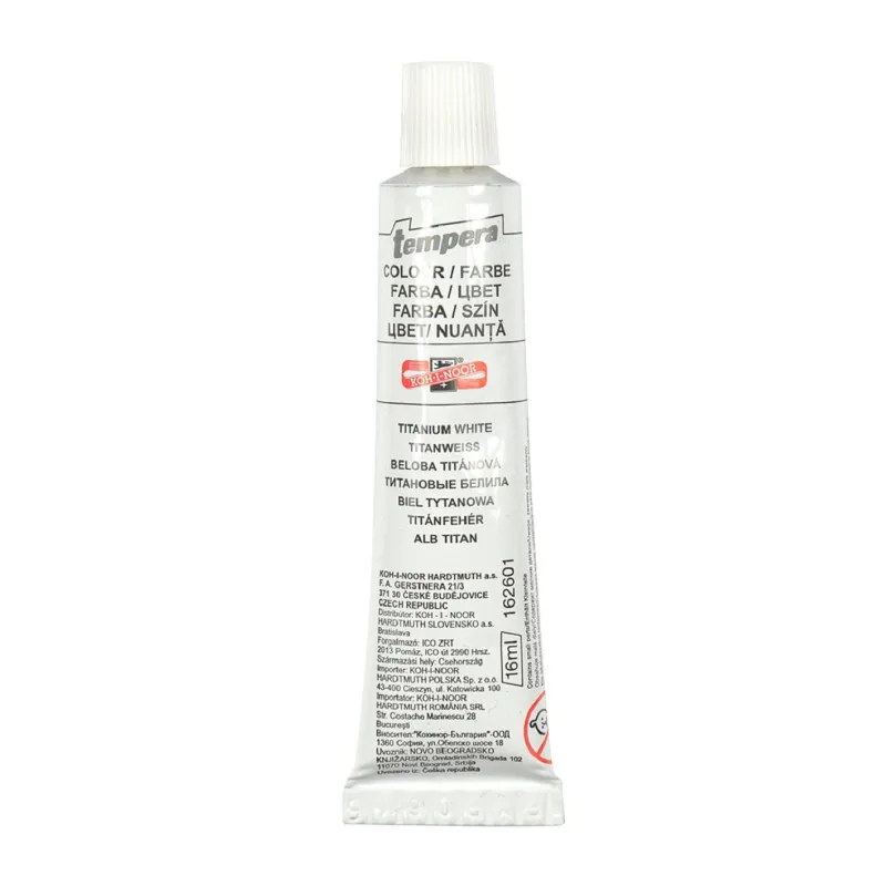 Temperová barva - běloba titanová / tuba 16 ml