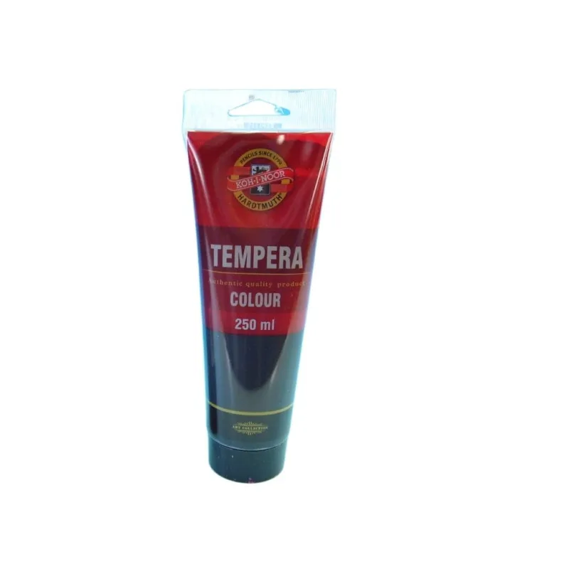 Temperová barva - černá / tuba 250 ml