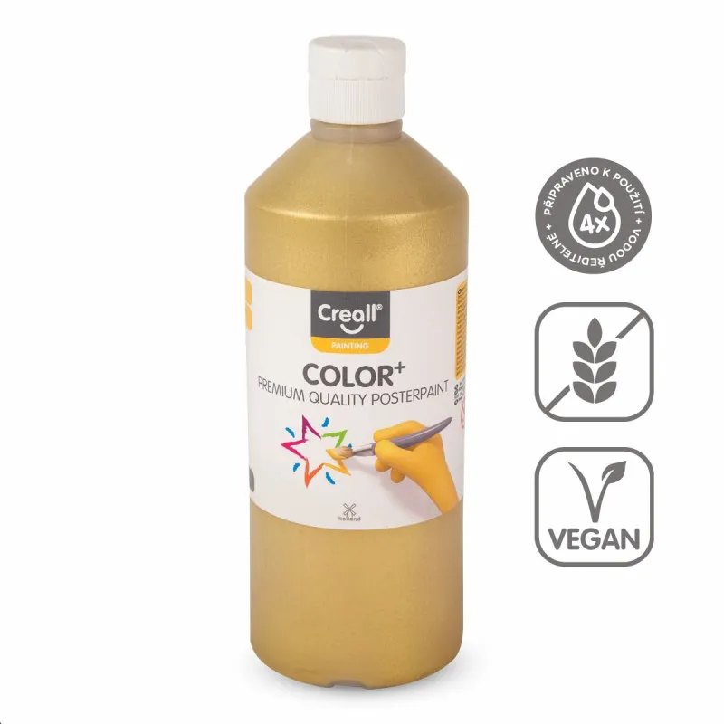 Temperová barva Creall - 500 ml / zlatá