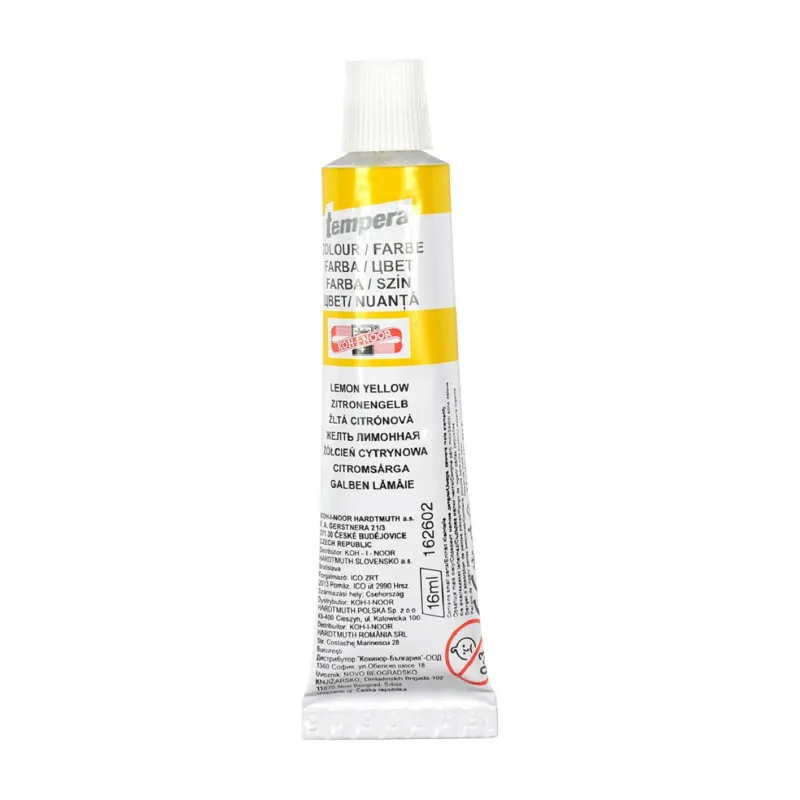 Temperová barva - žluť citrónová / tuba 16 ml