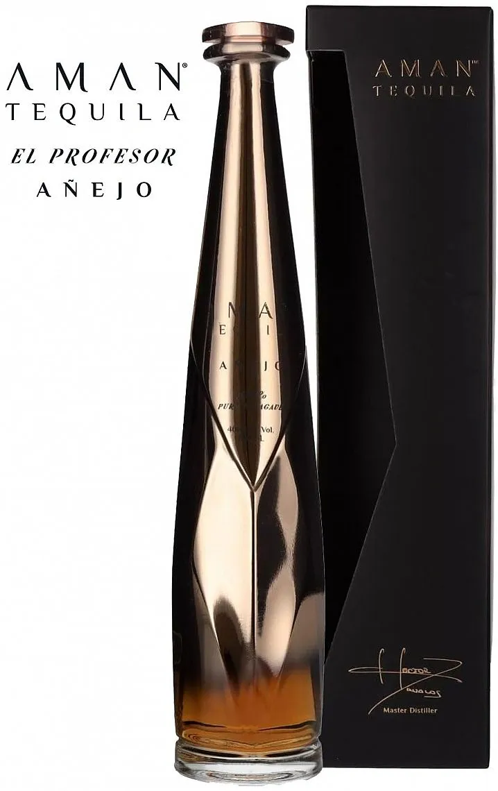 Tequila Aman Anejo El Profesor v krabičce 40%0.70l