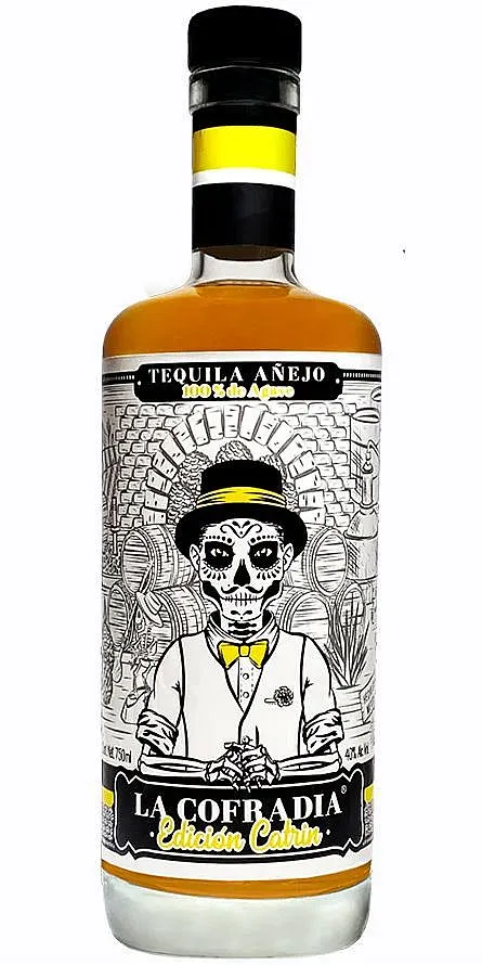 Tequila Cofradia Catrin Anejo kulatá lahev  38%0.70l