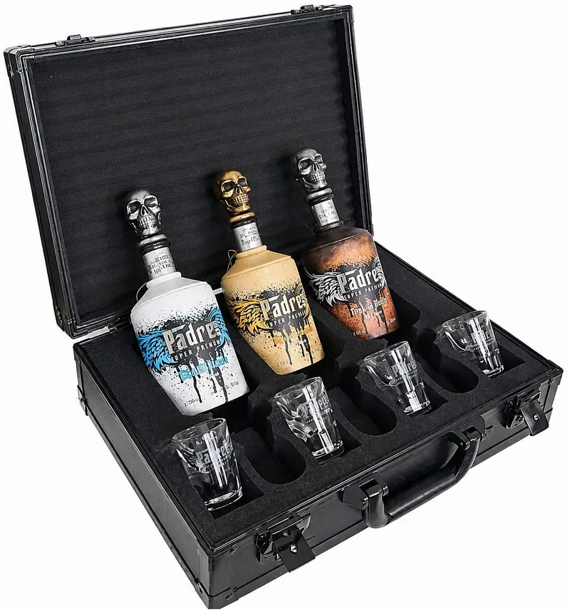 Tequila Padre Azul dárkový Kufr s lahvemi 40%3x0.70l