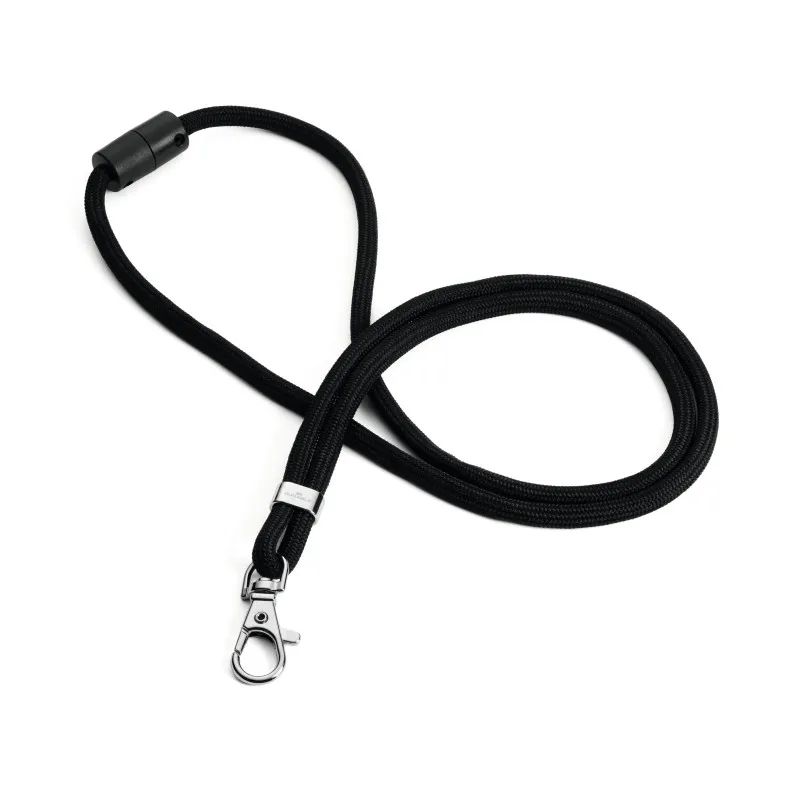 Textilní šňůrka Durable - černá / 46 cm
