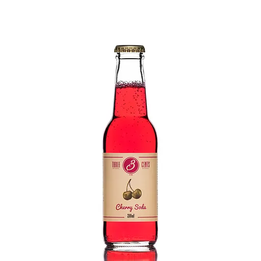 Three Cents Cherry Soda 0,2l sklo