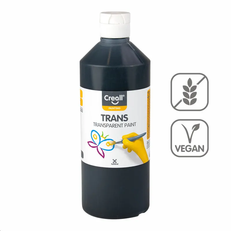 Transparentní barva Creall Trans - 500 ml / černá