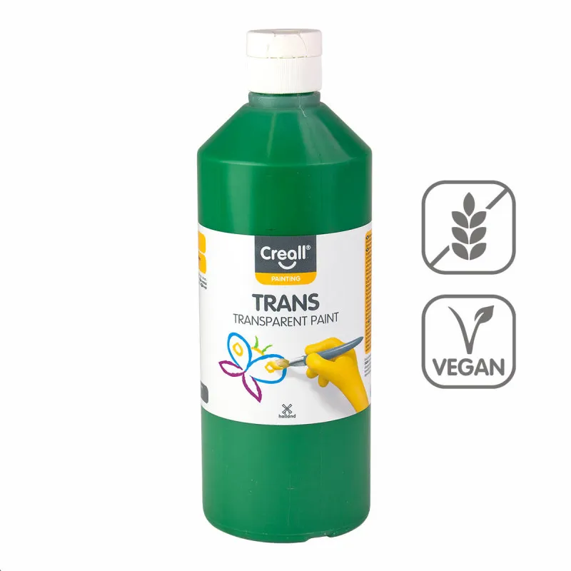 Transparentní barva Creall Trans - 500 ml / zelená