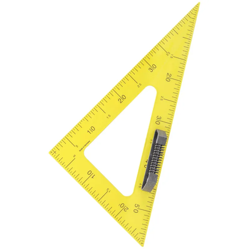 Trojúhelník na tabuli WISSNER - 60° 60cm / žlutá