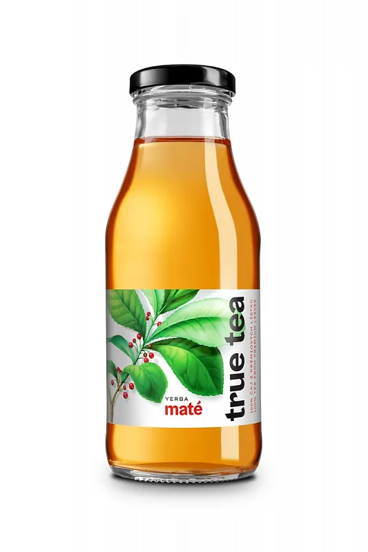 True Tea ledový čaj - Yerba Matté 0,33l sklo