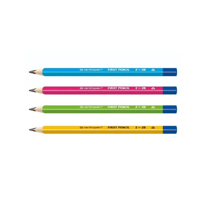Tužka Centropen 9512 trojhranná Jumbo First pencil - HB / barevný mix