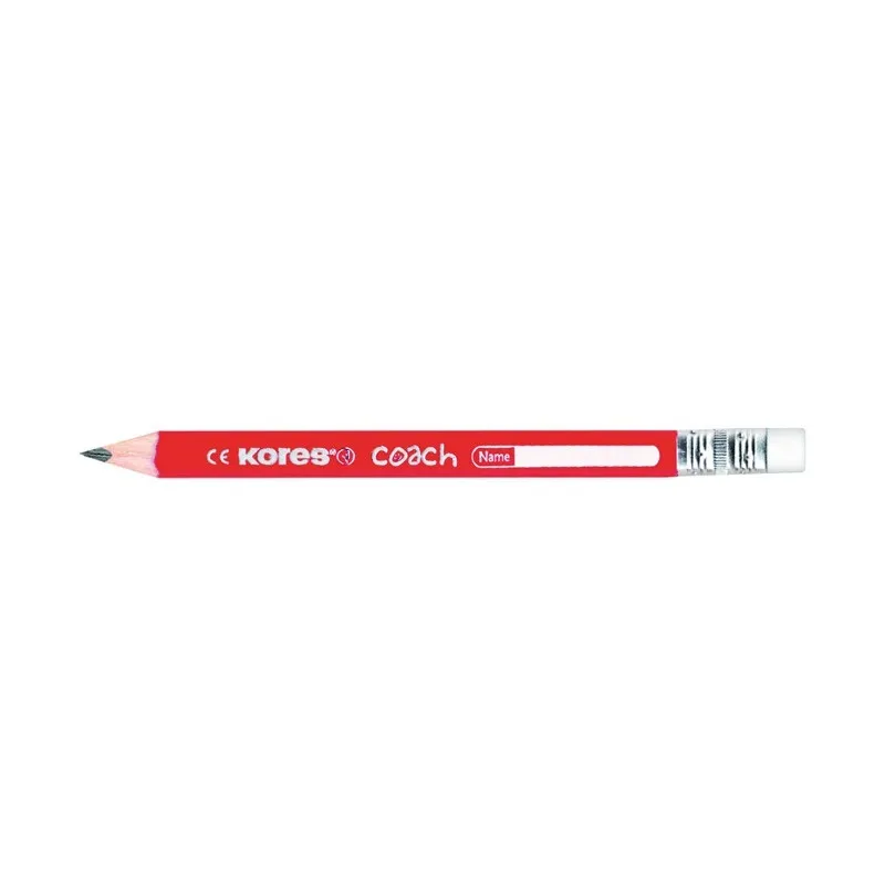 Tužka Kores trojhranná Jumbo Coach - HB / pryž