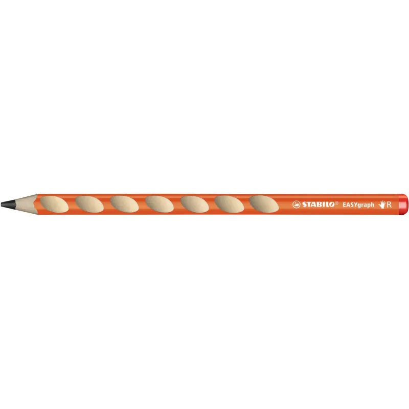 Tužka STABILO® EASYgraph - HB / pro praváky / oranžová