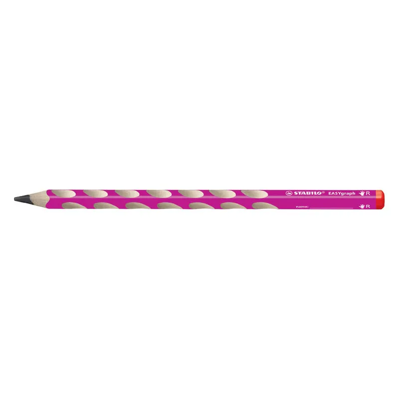 Tužka STABILO® EASYgraph - HB / pro praváky / růžová