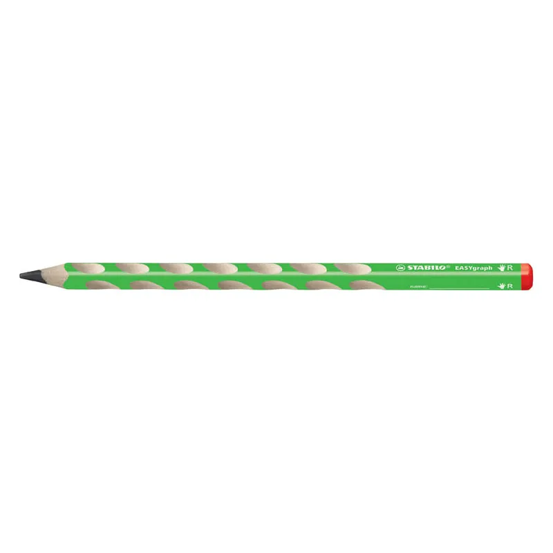 Tužka STABILO® EASYgraph - HB / pro praváky / zelená