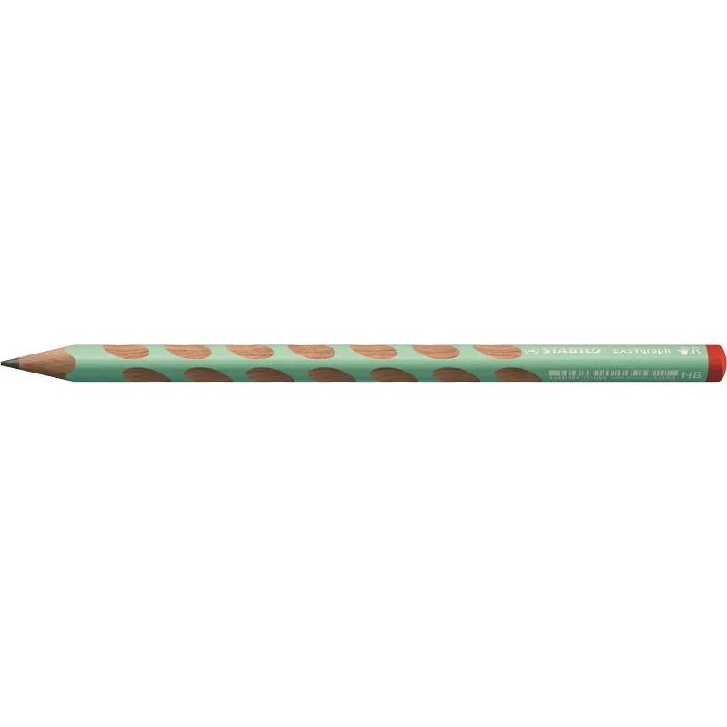 Tužka STABILO® EASYgraph PASTEL - HB / pro praváky / zelená