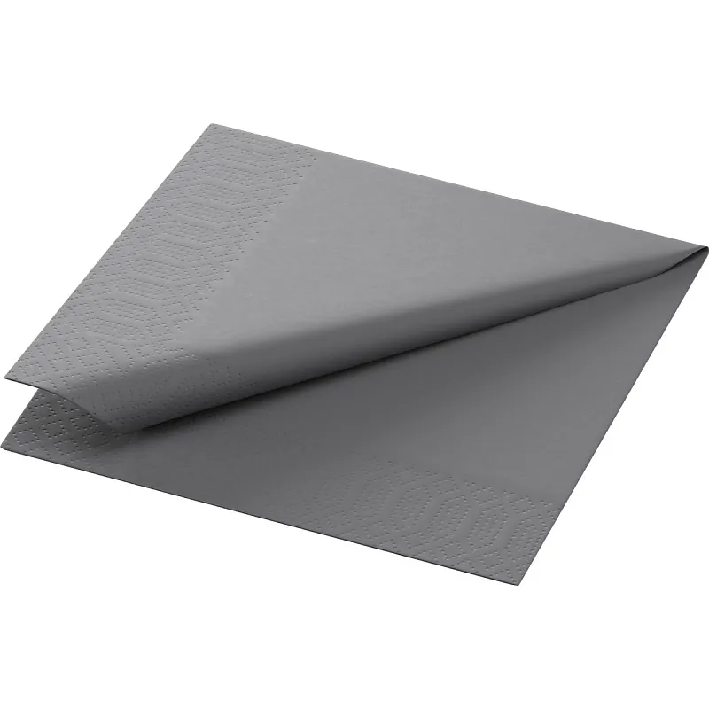 Ubrousky Duni 2vrst. 24cm Tmavě Šedá