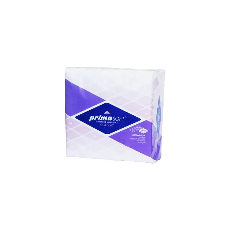 Ubrousky PrimaSOFT classic - 1-vrstvé / 33 × 33 cm / 100 ks