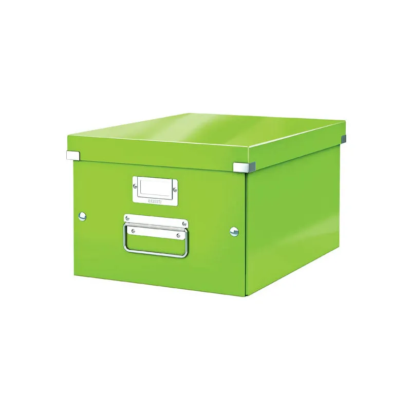 Univerzální krabice Leitz Click&Store - velikost M (A4) / zelená