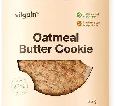 Vilgain Oatmeal Butter Cooki Máslová sušenka 35g