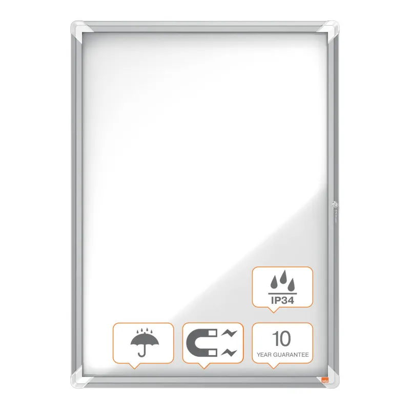 Vitrína Nobo Premium Plus - venkovní / magnetická / 9 x A4