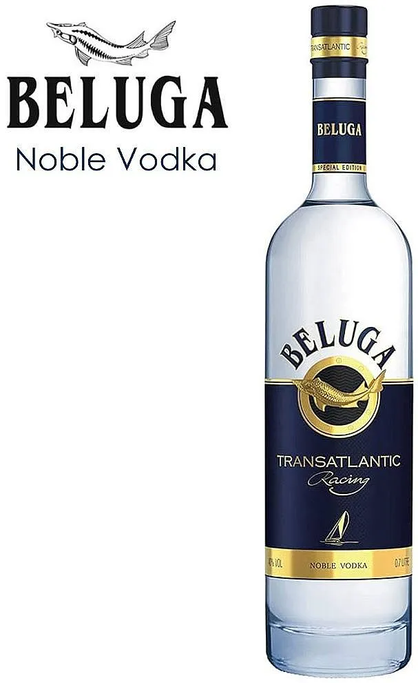 Vodka Beluga Transatlantic Racing čirá holá lahev 40%0.70l