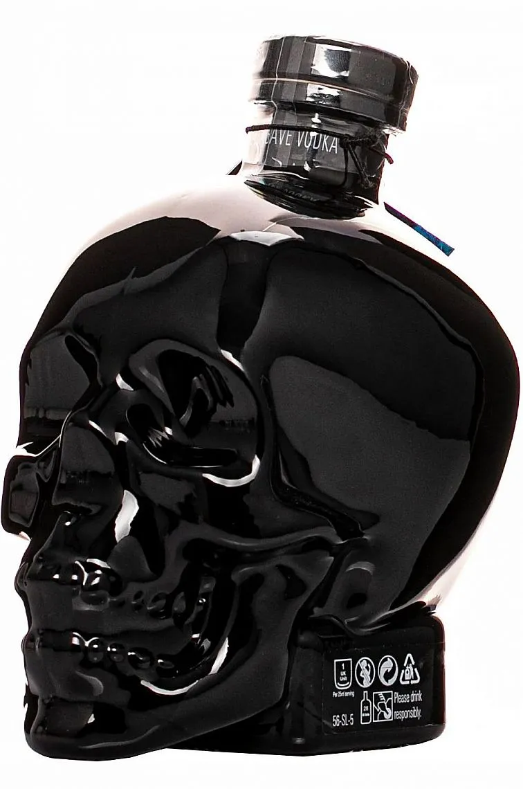 Vodka Crystal Head Onyx Blue Agave černá lebka 40%0.70l