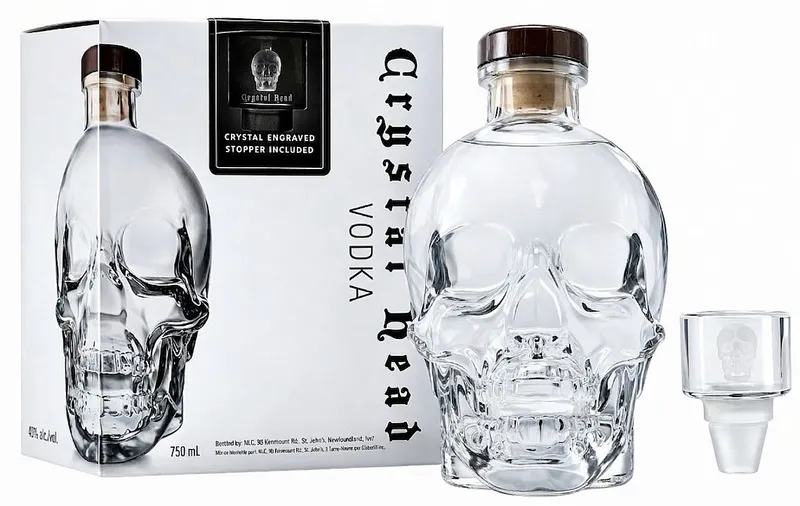 Vodka Crystal Head Original + zátka gB 40%0.70l