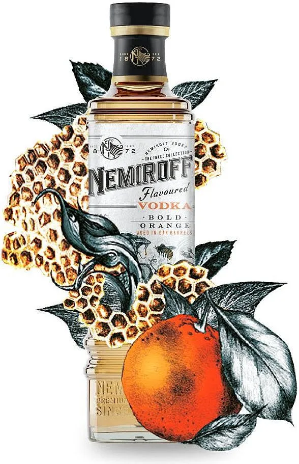 Vodka Nemiroff de Luxe Bold Orange  40%0.70l