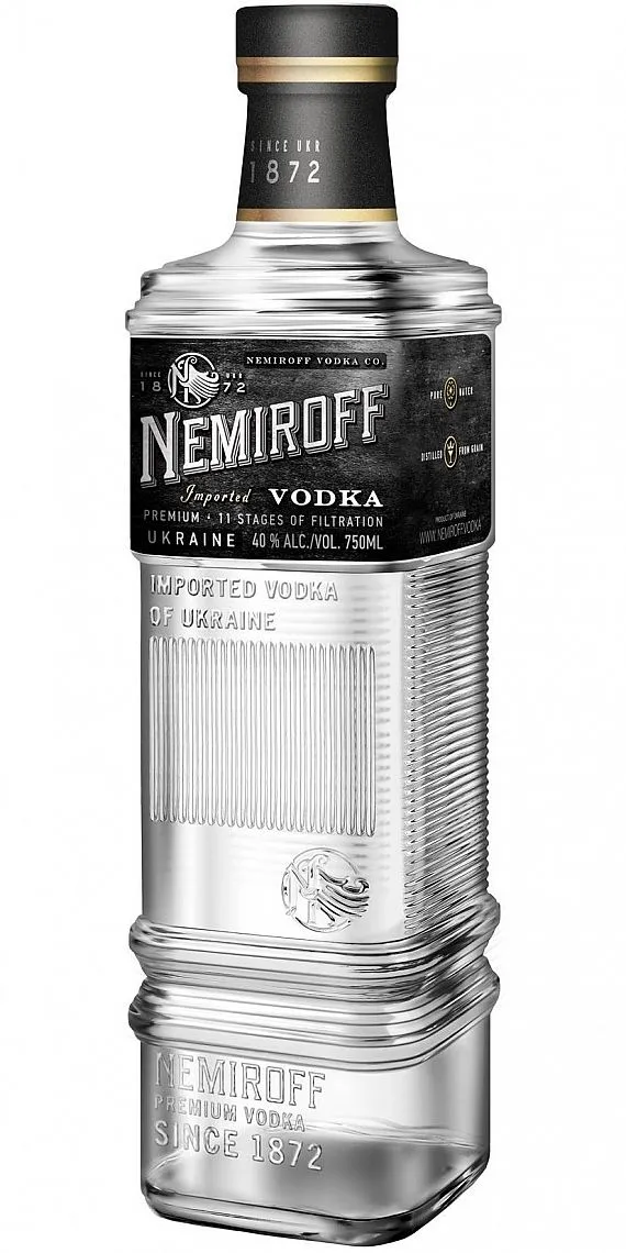 Vodka Nemiroff de Luxe čirá 40%0.50l