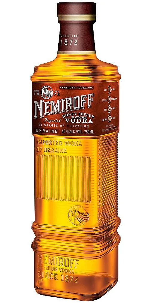 Vodka Nemiroff DE LUXE Honey Pepper 40%0.70l